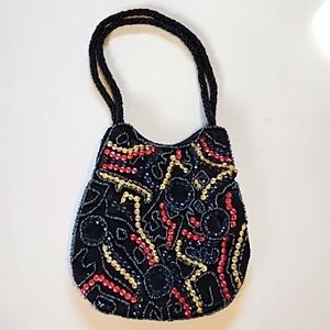 Linea Pelle Beaded Evening Bag